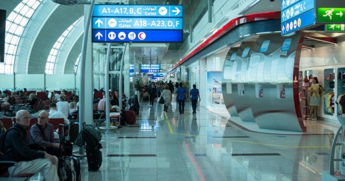 Dubai Airport struck by an Iranian drone. All flights halted.