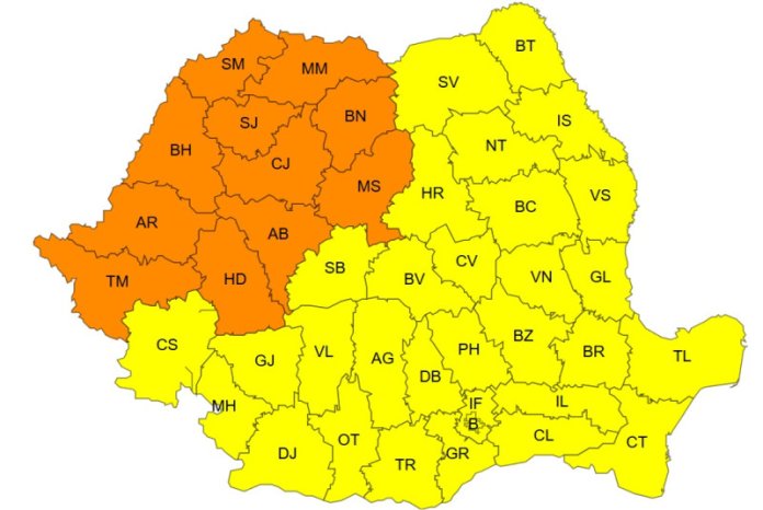 Canicula influențează toată țara. ANM a lansat prima avertizare cod roșu a sezonului în 16 județe: temperaturi de până la...
