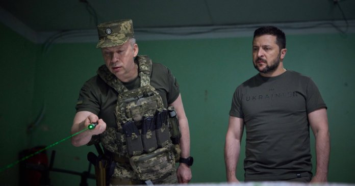 Volodimir Zelenski a demis din funcție pe șeful Armatei ucrainene, Oleksandr Sîrski