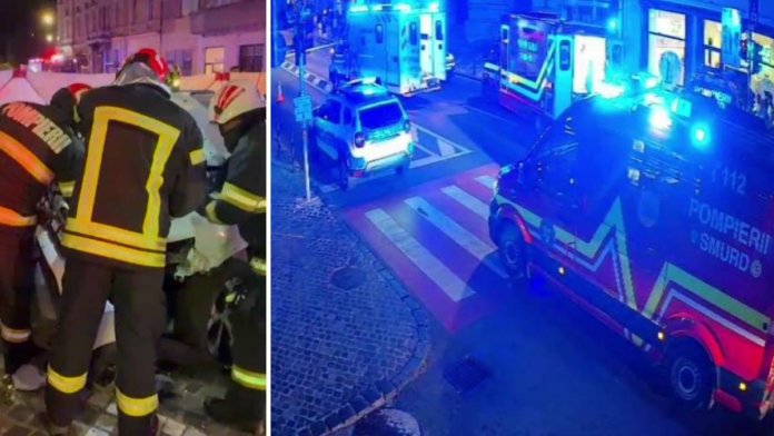 Accident grav la Brașov: O automobil a izbit un grup de persoane, trei morți